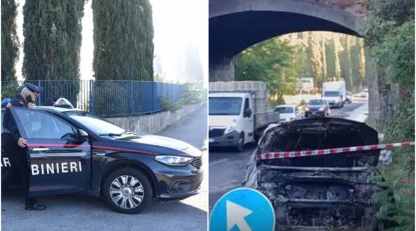 Opt români au încercat să jefuiască o fabrică de bijuterii din Italia. Au incediat mașini și au blocat drumurile din zonă