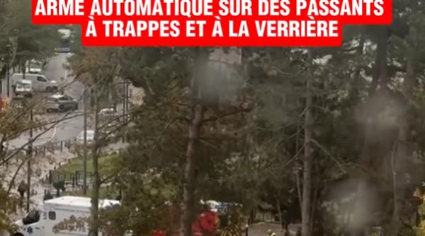 Atac armat în apropiere de Paris. Un bărbat a deschis focul în stradă