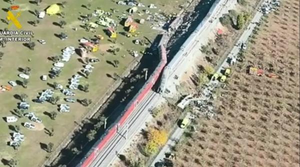 Un român, rănit în accidentul feroviar din Spania